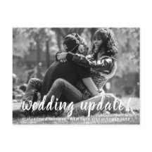 WEDDING UPDATE verandert Letter BUDGET Fotobruilof