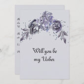 Wedding "Usher"-aanvraag voor een late blauwe reek (Voorkant / Achterkant)