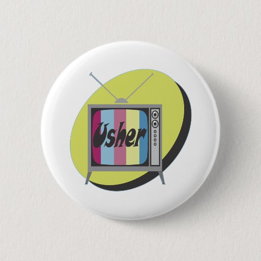 Wedding Usher Button (Voorkant)
