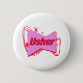 Wedding Usher Button (Voorkant)