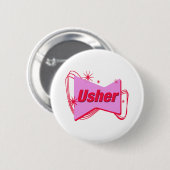 Wedding Usher Button (Voorkant /achterkant)