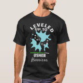 Wedding Usher Gavelled Up Gamer Grappig T-shirt (Voorkant)