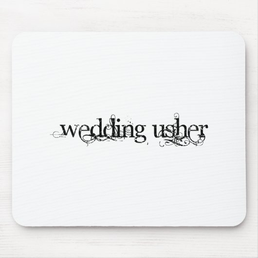 Wedding Usher Muismat (Voorkant)