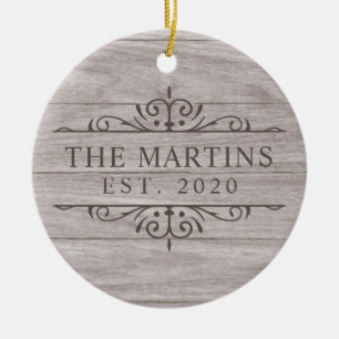 Wedding Vast Pas getrouwd Keramisch Ornament