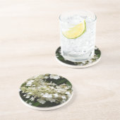 Wedding Veil Hydrangea Zandsteen Onderzetter (Zijkant)