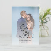 Wedding Vellum Transparency Effect Photo Script (Staand voorkant)