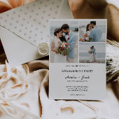 Wedding Verloving foto uitnodiging Sjabloon