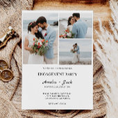 Wedding Verloving foto uitnodiging Sjabloon