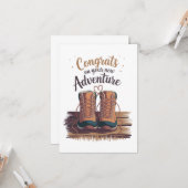 Wedding Verloving: Gefeliciteerd met je nieuwe avo Kaart (Voorkant / Achterkant in situ)