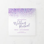 Wedding vernieuwing ceremonie programma paarse pro (Cover)