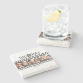 Wedding Voeg 3 foto's Fun Film Onderzetter toe (Zijkant)