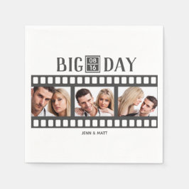 Wedding Voeg 3 foto's toe Leuke film Servet