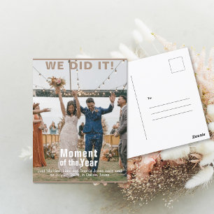 Wedding Voeg foto toe Fun Magazine Hoesje Briefkaart