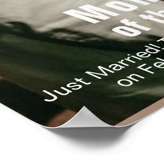 Wedding Voeg foto toe Fun Magazine Hoesje Poster (Hoek)