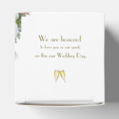 Wedding voor persoonlijke Rozen Greenery Bedankdoosjes (Bovenkant)