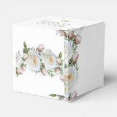 Wedding voor persoonlijke Rozen Greenery Bedankdoosjes (Achterkant)