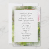 Wedding Vow Renewal-bloeding hartbloem Kaart (Achterkant)