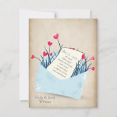 Wedding Vow Renewal-hartbloemen Kaart (Voorkant)