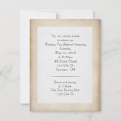 Wedding Vow Renewal-hartbloemen Kaart (Achterkant)