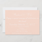 Wedding Vow Renewal Invitation Zee Turtle Kaart (Achterkant)