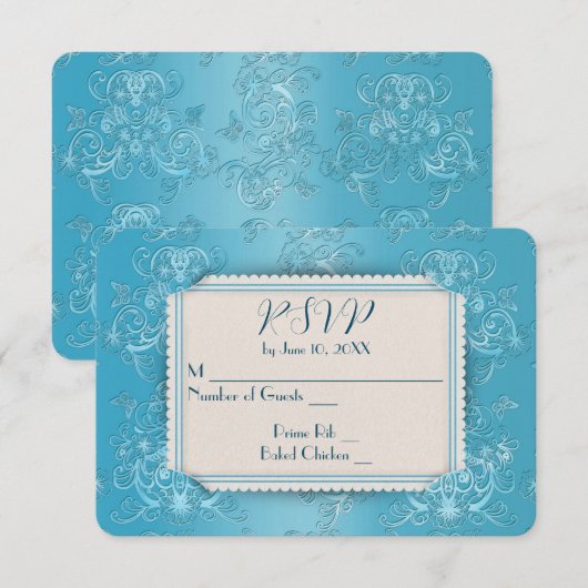 Wedding Vow Renewal RSVP (Voorkant / Achterkant)