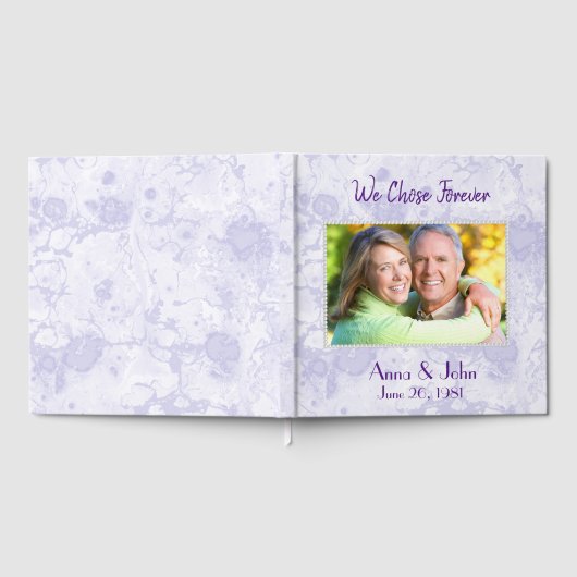 Wedding Vow Renewal With Pearl Frame Gastenboek (Volledig)