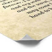 Wedding Vows Black Ampersand, gelukkig altijd na Poster (Hoek)