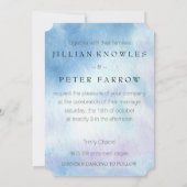 Wedding Vows Coral Chapel of Love Living Kaart (Achterkant)