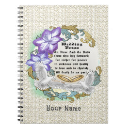 Wedding Vows custom Guest book Notitieboek