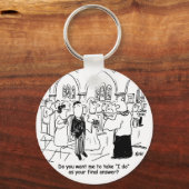 Wedding Vows - Ik doe dat als laatste antwoord. Gr Sleutelhanger (Voorkant)