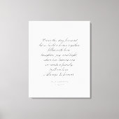 Wedding Vows Persoonlijke kalligrafie Canvas Afdruk (Voorkant)
