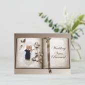 Wedding Vows Renewal Aangepaste fotouitnodiging Kaart (Staand voorkant)