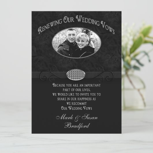 Wedding Vows Renewal Kaart (Staand voorkant)