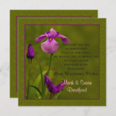 Wedding Vows Renewal - Uitnodigingen - Black Iris (Voorkant / Achterkant)
