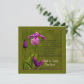 Wedding Vows Renewal - Uitnodigingen - Black Iris (Staand voorkant)