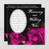 Wedding Vows Renewed - Uitnodiging - Foto (Voorkant / Achterkant)
