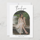 Wedding Vrijgezellenfeest Arch Fotoscript Bedankkaart (Voorkant)