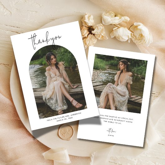 Wedding Vrijgezellenfeest Arch Fotoscript Bedankkaart