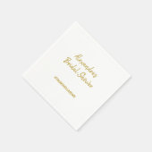Wedding Vrijgezellenfeest Party Napkins Hashtag Go Servet (Hoek)