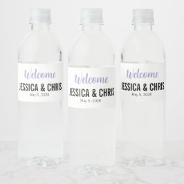 Wedding Water Bottle Label 100 Waterfles Etiket