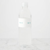 Wedding Water Bottle Sticker WW-006v1 (Achterkant)