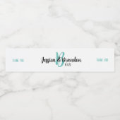 Wedding Water Bottle Sticker WW-006v1 (Enkel label)