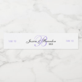 Wedding Water Bottle Sticker WW-006v2