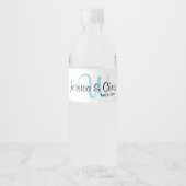 Wedding Water Fles Label 005 Waterfles Etiket (Voorkant)