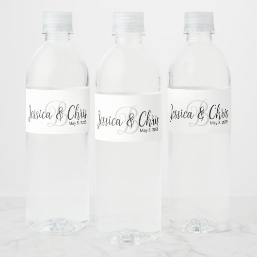 Wedding Water Fles Label 008 Waterfles Etiket (Flessen)