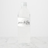 Wedding Water Fles Label 008 Waterfles Etiket (Voorkant)