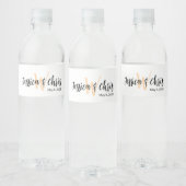 Wedding Water Fles Label 012 Waterfles Etiket (Flessen)