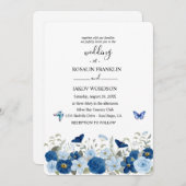 wedding watercolor  kaart (Voorkant / Achterkant)