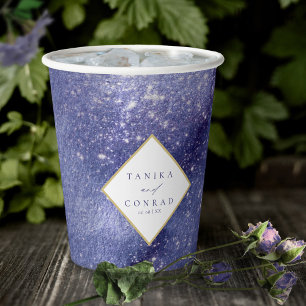 Wedding Waterverf Names Peri ID954 Papieren Bekers