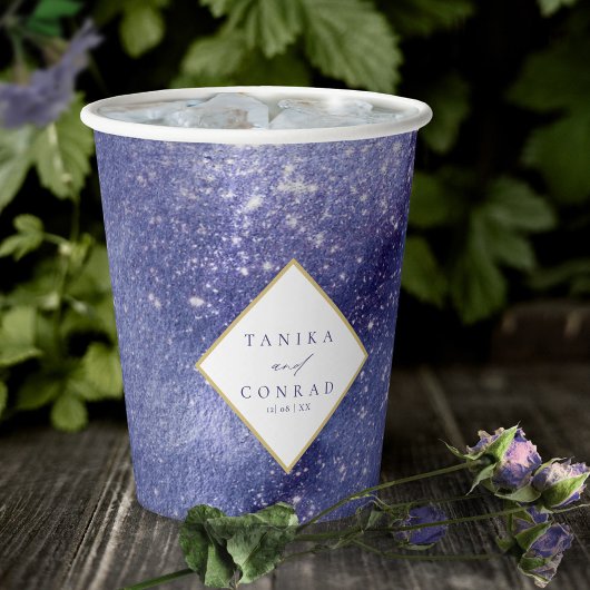 Wedding Waterverf Names Peri ID954 Papieren Bekers